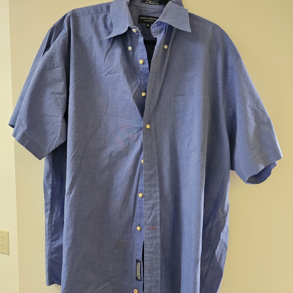 Daniel Cremieux Casual Blue Button Down Shirt